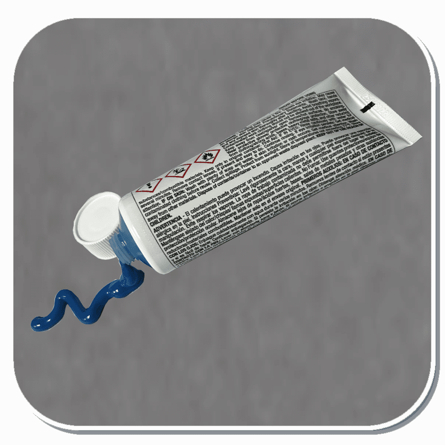 FIB-354 Evercoat 2.75oz Blue Cream Hardener for Body Filler & Putties 