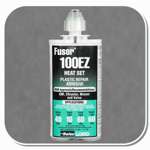 FUS-100EZ Lord Fusor Plastic Panel Repair Adhesive (Heat Set) 210ml Cartridge