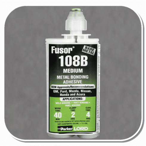 FUS-108B Lord Fusor Metal Bonding Adhesive (Medium) 225ml Cartridge