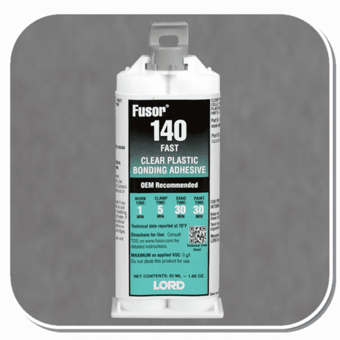 FUS-140 Lord Fusor Plastic Bonding Repair Adhesive (Super Fast) 50ml Cartridge