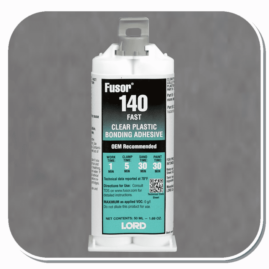 FUS-140 Lord Fusor Plastic Bonding Repair Adhesive (Super Fast) 50ml Cartridge