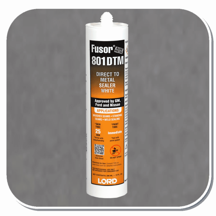 FUS-801DTM (White) Lord Fusor one-component, direct-to-metal sealer/ adhesive  10oz cartridge