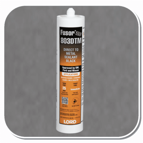 FUS-803DTM (Black) Lord Fusor one-component, direct-to-metal sealer/ adhesive  10oz cartridge