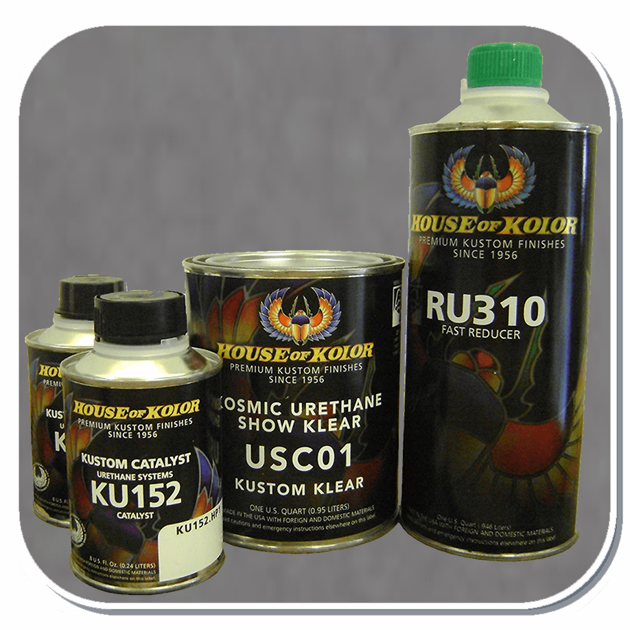 HOCUSC01 QTFST KIT Urethane Show Clear Complete Kit