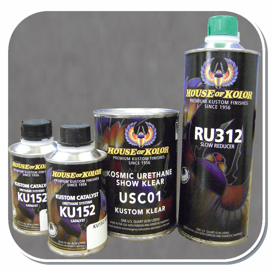 HOCUSC01 QUART KIT Kosmic Kolor Urethane Show Klear Medium Dry