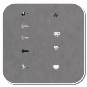 License Plate Screws and Inserts