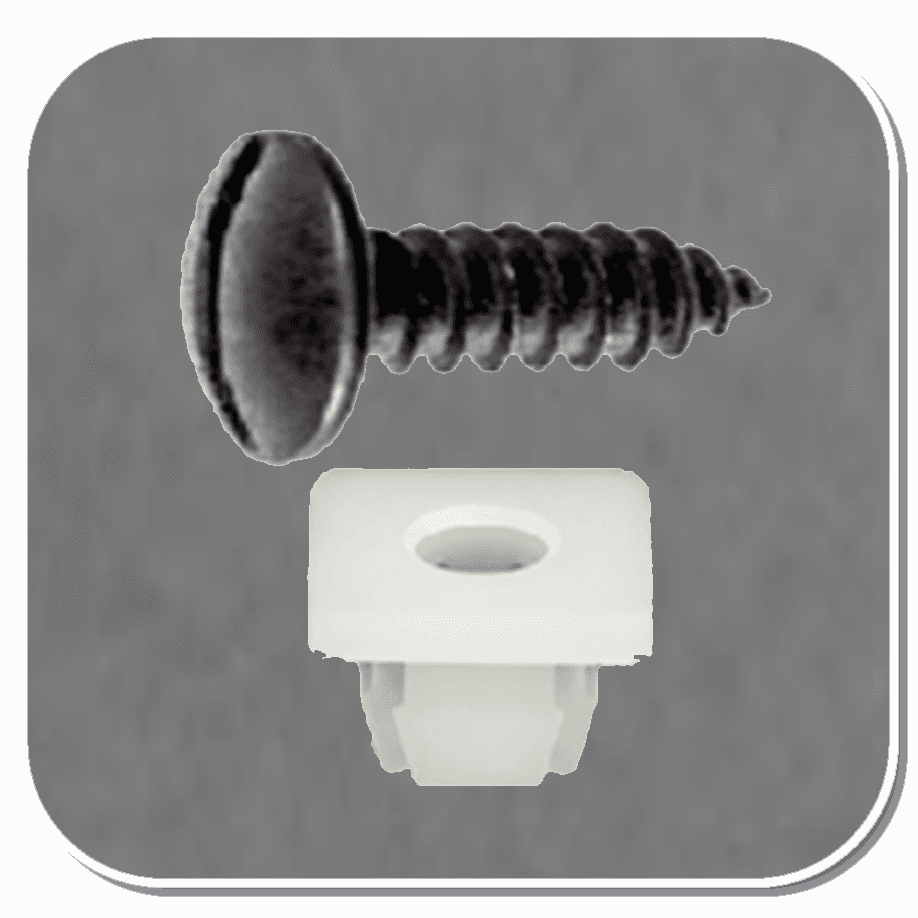 License Plate Screws and Inserts