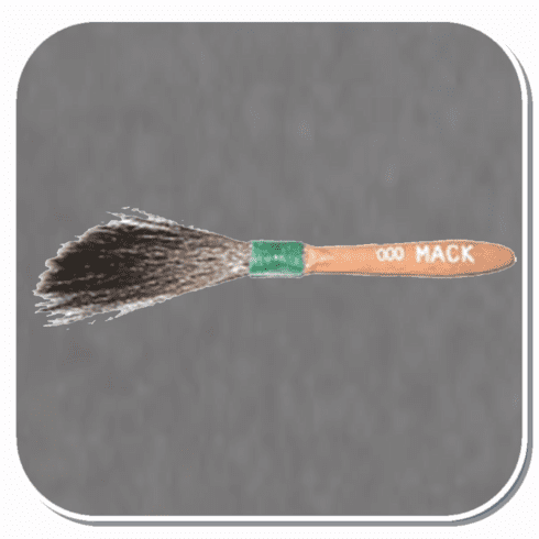 MAC-000 Mack Brush Series 20 Squirrel Hair Sword Stripers