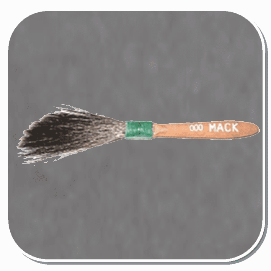 MAC-000 Mack Brush Series 20 Squirrel Hair Sword Stripers