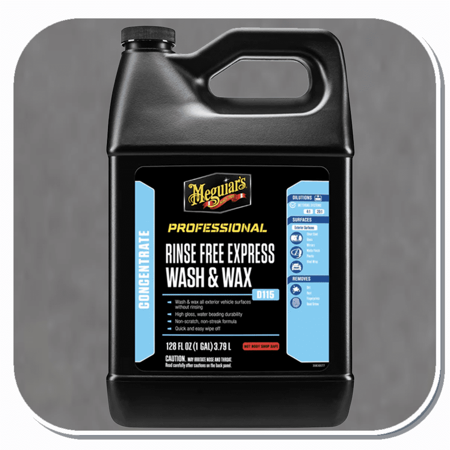 MEG-D11501 Meguiar's Rinse Free Express Wash & Waz Gallon