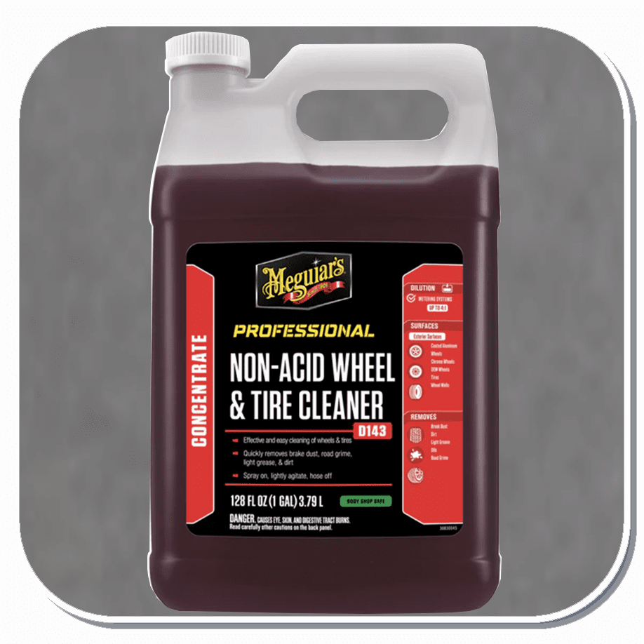 MEG-D14301 Meguiar's Non Acid Wheel & Tire Cleaner Concentrate Gallon