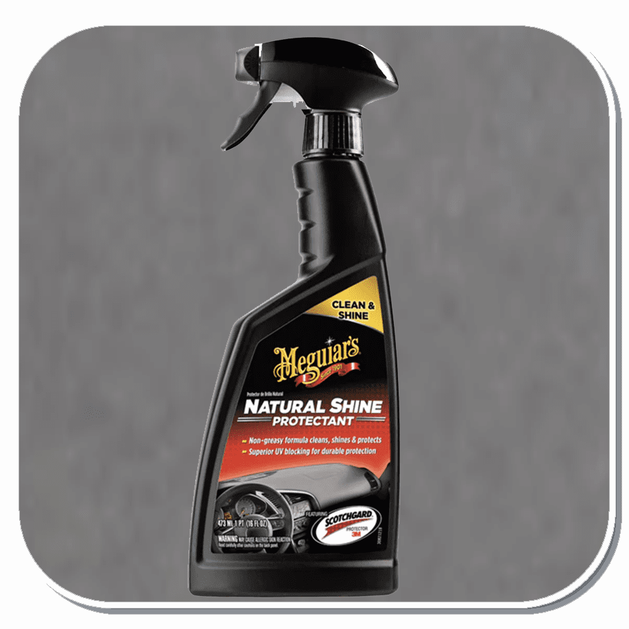 MEG-G4116 Meguiar's Natural Shine Vinyl & Rubber Protectant Spray 16oz 