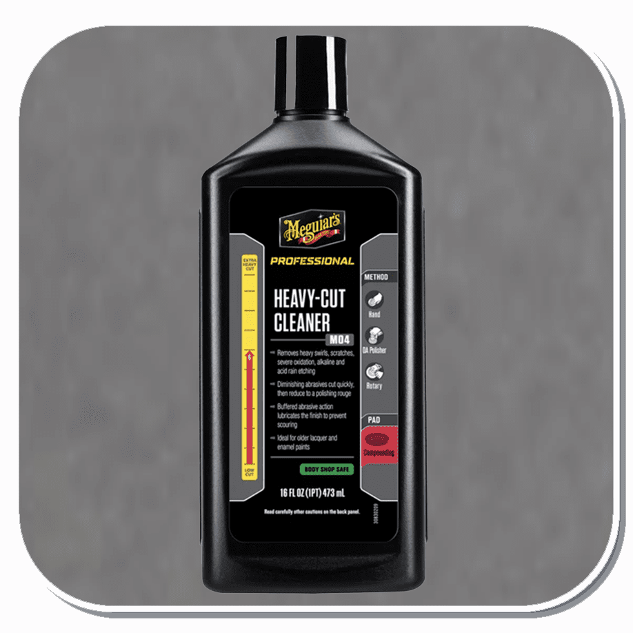 MEG-M0416 Meguiar's Mirror Glaze M04 Heavy-Cut Cleaner Compound 16oz