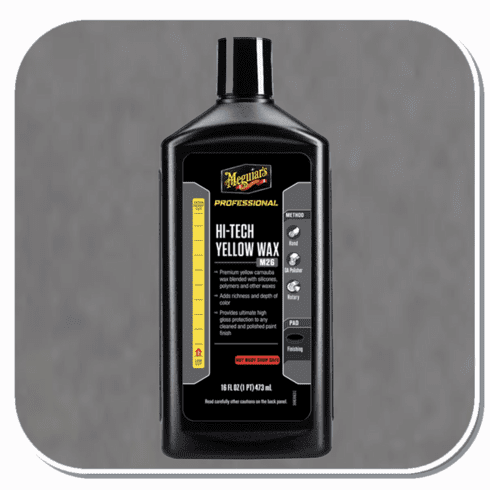 MEG-M2616 Meguiar's Mirror Glaze Hi-Tech Yellow Wax 16oz