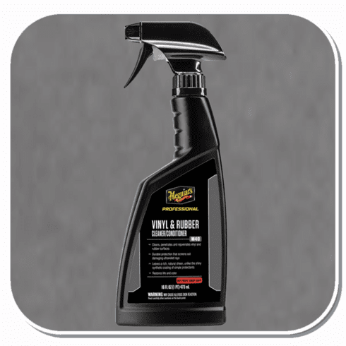 MEG-M4016 Meguiar's Mirror Glaze Vinyl and Rubber Cleaner/Conditioner 16oz