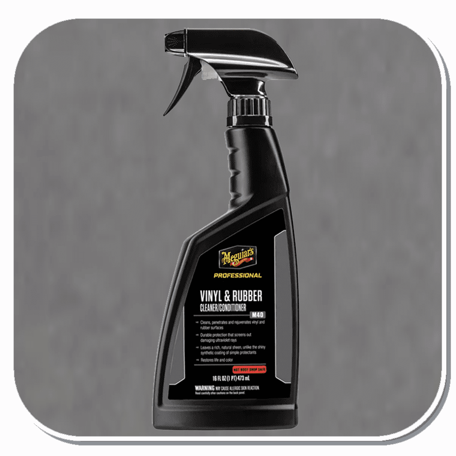 MEG-M4016 Meguiar's Mirror Glaze Vinyl and Rubber Cleaner/Conditioner 16oz