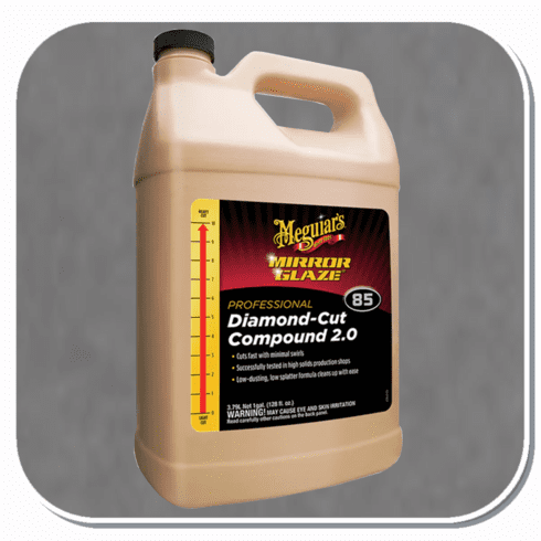 MEG-M8501 Meguiar's Mirror Glaze Diamond Cut Compound 2.0 Gallon