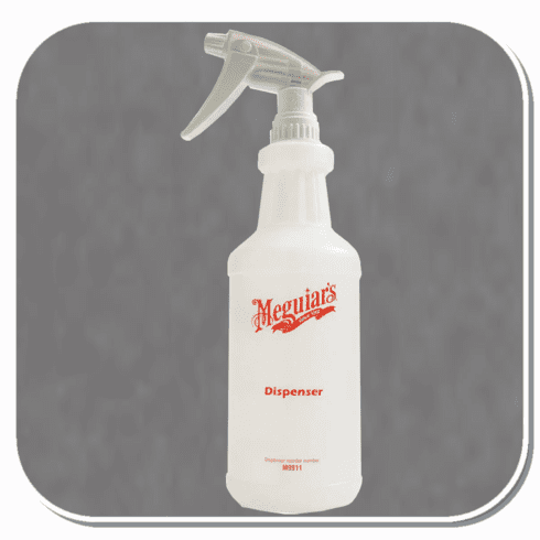 MEG-M9911 Meguiar's Mirror Glaze Dispenser Bottle with Sprayer 32oz