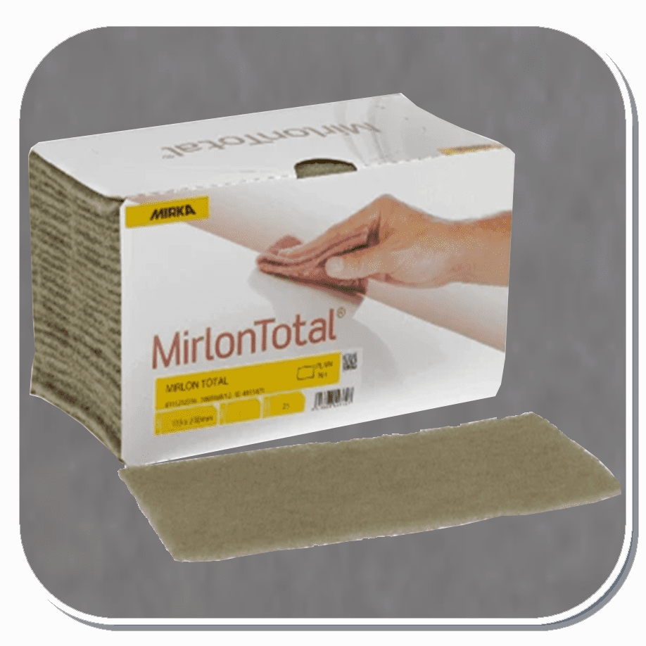 MIR-18-118-449 Mirka Mirlon Total Scuff Pads 4-1/2in X 9in Gold Micro Fine  25 Pads per pack
