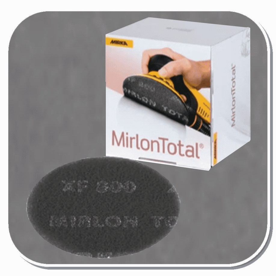 MIR-18-241-448 Mirka Mirlon Total 6" Scuff Discs Grey Extra Fine 10 per pack