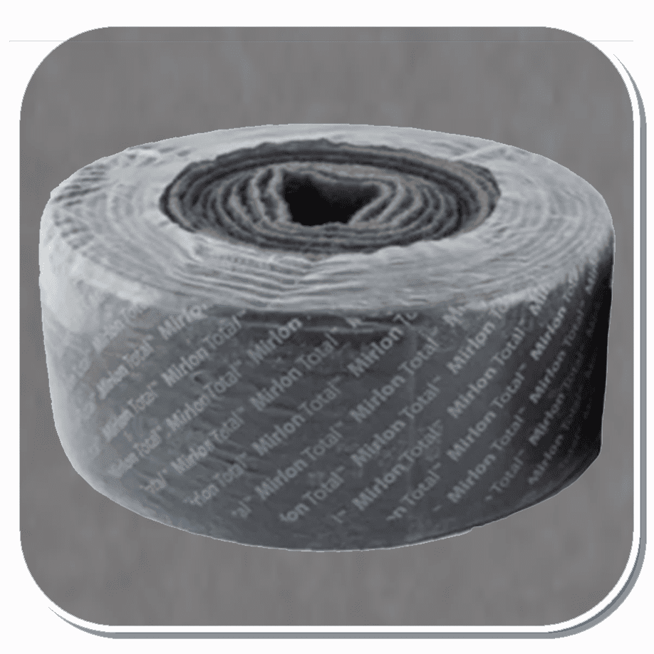 MIR-18-573-448 Mirka Mirlon Scuff Roll Grey Extra Fine 4in X 10yd Roll