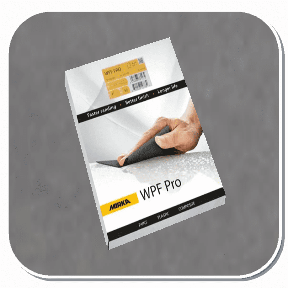 MIR-21-140 Series Mirka WPF Pro 5-1/2 x 9 Waterproof Sanding Sheets P1000 thru P3000 grit 50 Sheets Per Pack