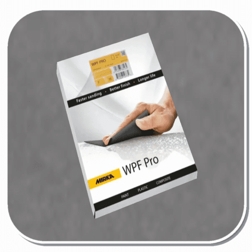 MIR-21-140-P2500 Mirka WPF Pro 5-1/2 x 9 Waterproof Sanding Sheets P2500 grit 50 Sheets Per Pack