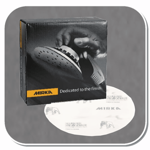 MIR-23-5NHF Series Mirka Gold 5" Solid Grip Sanding Discs 800 thru 2000 grit 50discs/box