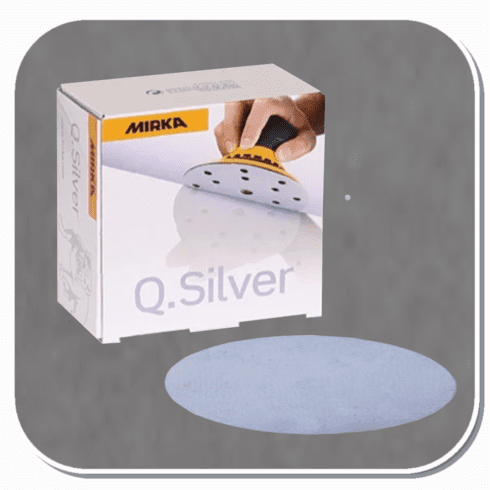 MIR-2B-608-080 Mirka 3" Q-Silver Grip Disc 80 grit Box of 50