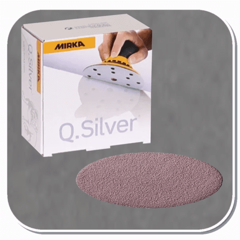 MIR-2C-608-1000 Mirka 3" Q-Silver Grip Disc 1000 grit Box of 50