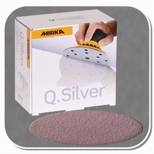 MIR-2C-622-1000 Mirka 6" Q-Silver Grip Disc 1000 grit Box of 50