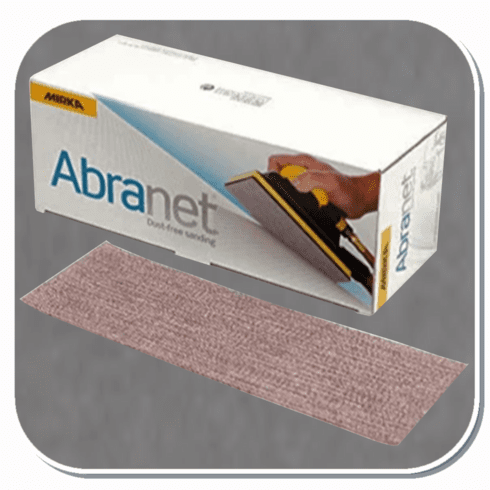 MIR-9A-150-180 Mirka Abranet 2.75" x 8" Grip Sanding Board Sheets 50/bx