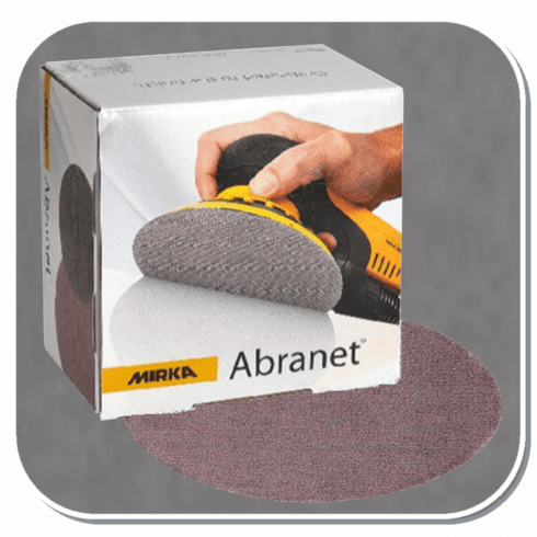 MIR-9A-241-320 Mirka Abranet 6" Grip 320 grit Sanding Discs 50/disc