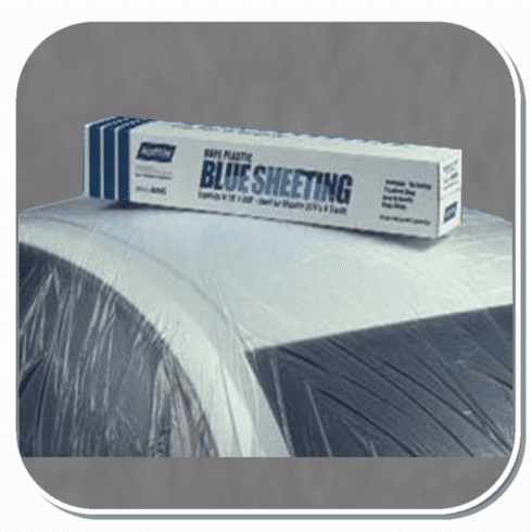 NOR-03345 NORTON 16' x 350' Blue Sheeting Masking Plastic
