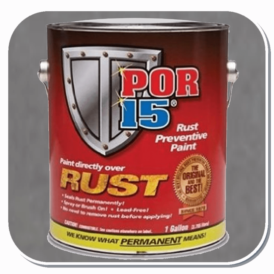 POR-45001 POR15 Rust Preventive Coating Gloss Black Gallon