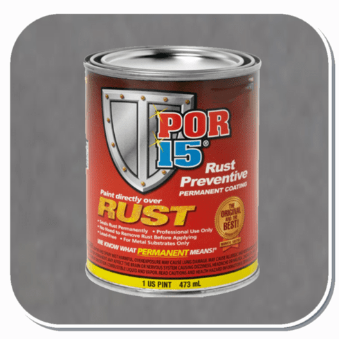 POR-45208 POR15 Rust Preventive Coating Grey Pint