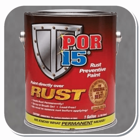 POR-45401 POR15 Rust Preventive Coating Satin Black Gallon