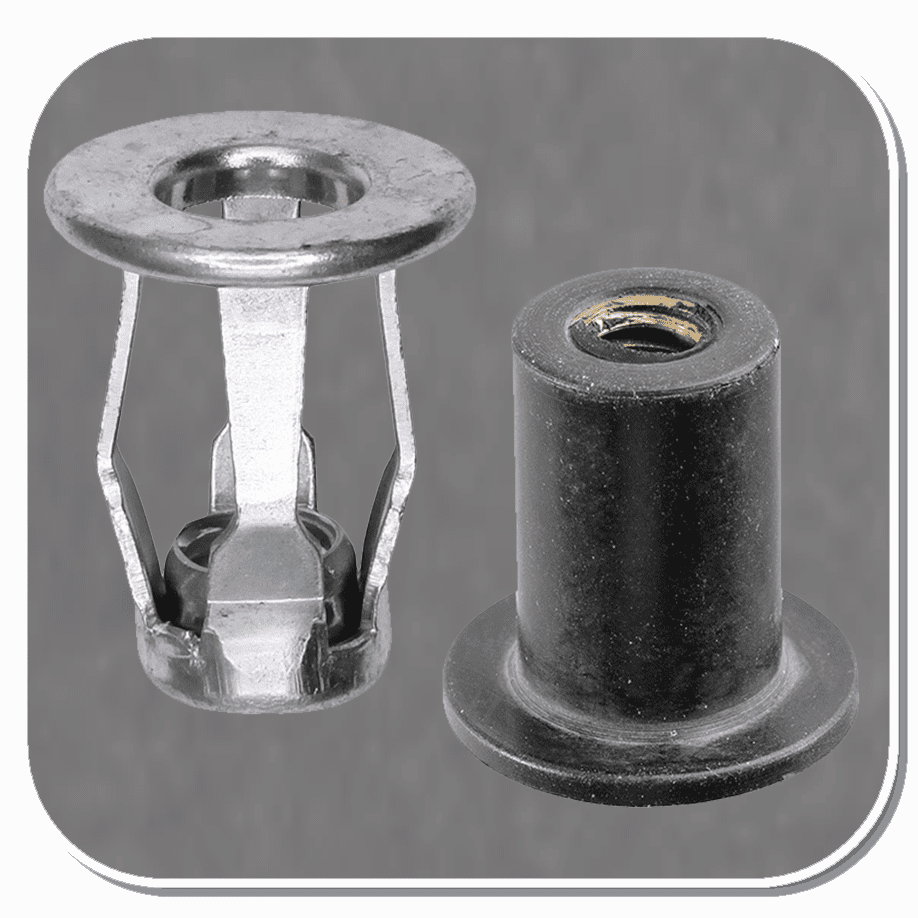 Rubber and Expansion Nuts
