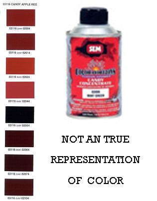 SEM-03116 SEM COLOR HORIZONS CANDY CONCENTRATE "CANDY APPLE RED"
