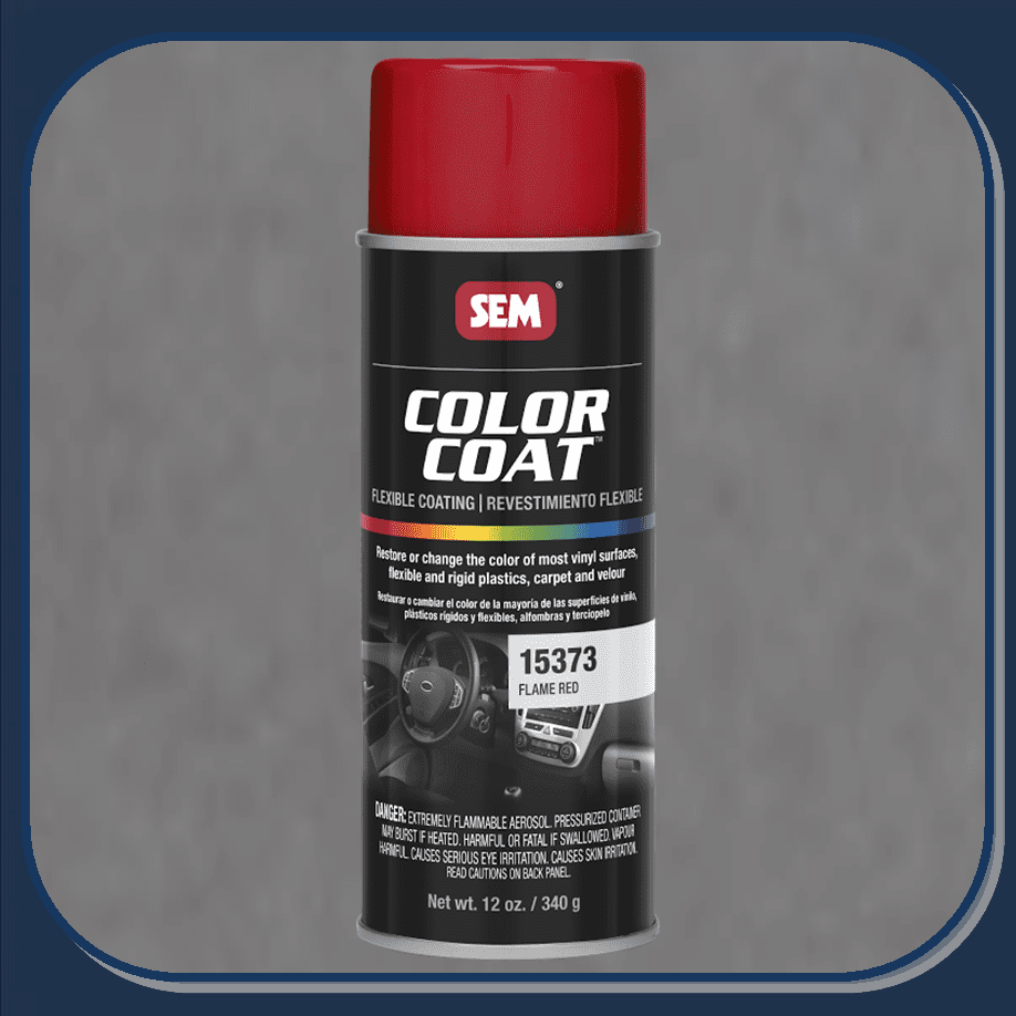 SEM-15373 Flame Red Color Coat 12oz Aerosol