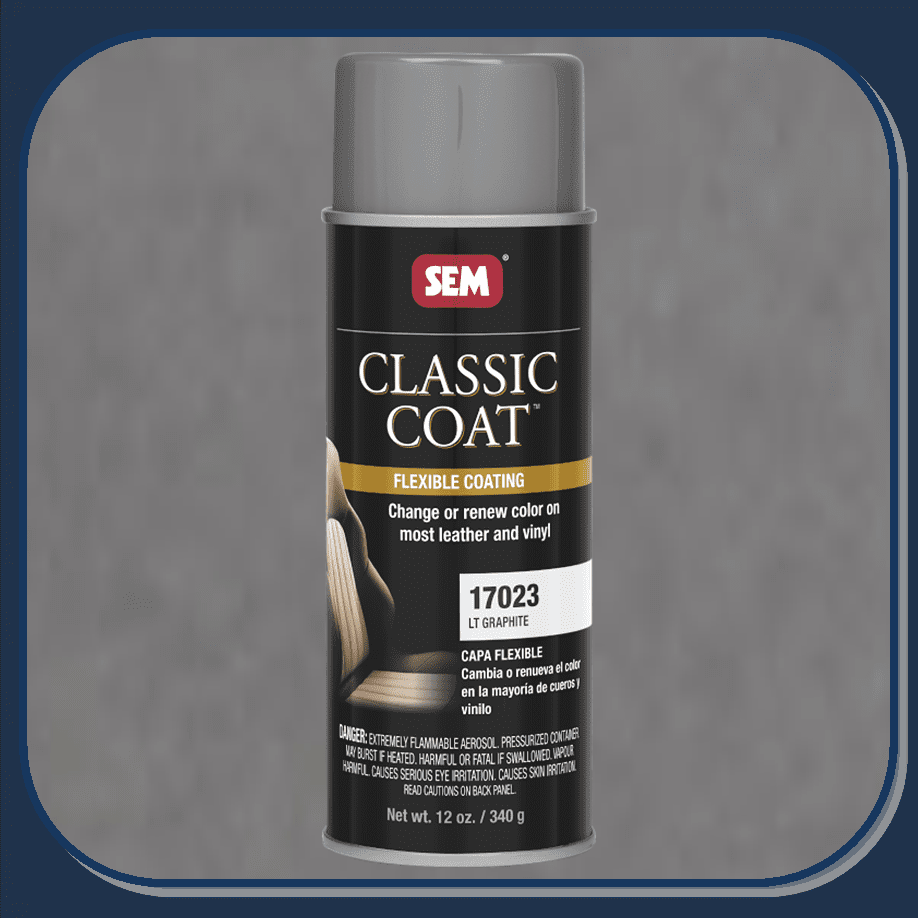 Ford Light Graphite SEM-17023 Ford Light Graphite Classic Coat Leather & Vinyl 12oz. Aerosol