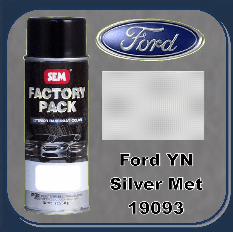 Peinture Aérosol Ford Moondust Argent - Basecoat, Non Diluée, Soignée, Pour Retouche Auto