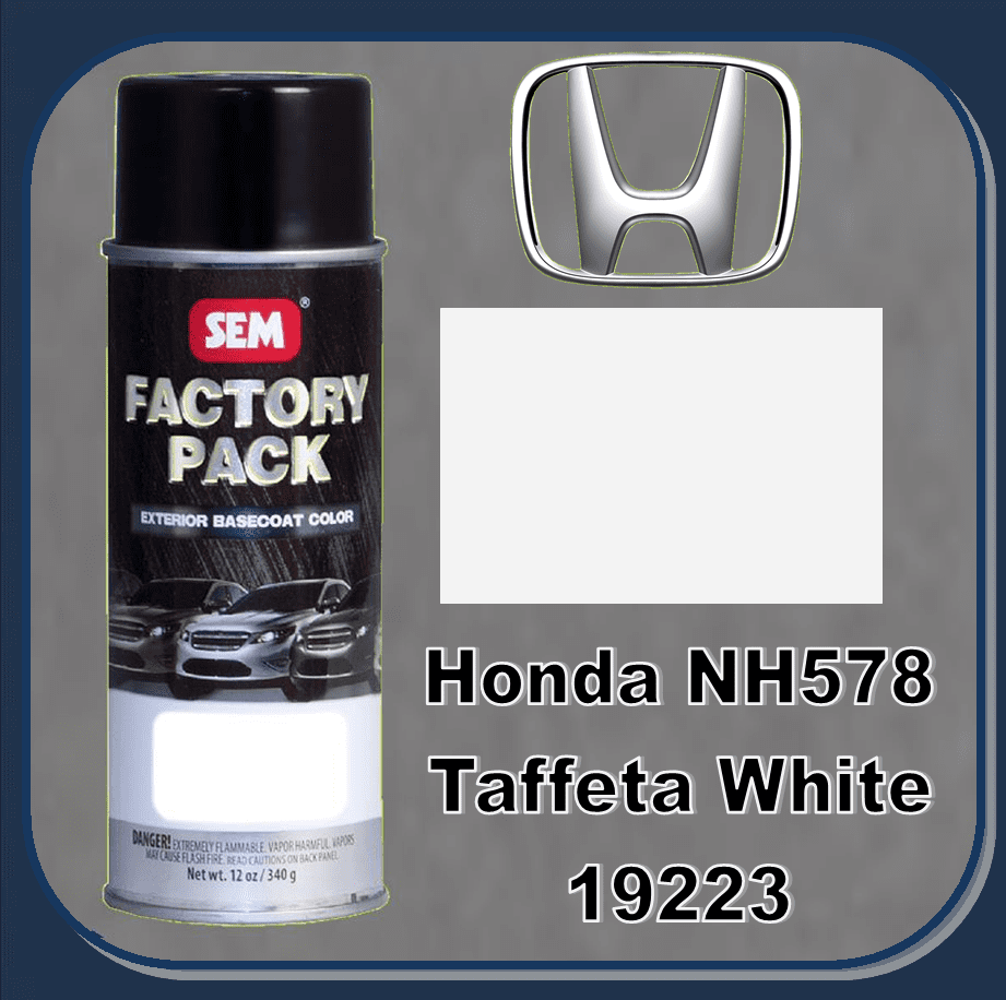SEM19223 SEM Factory Pack Basecoat Honda Paint Code NH578 "TAFFETA