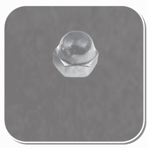 <font color="RED">"Special Order Item ONLY"</font><P> AUV-11183 Nickel Plated Acorn Cap Nut Bx of 50