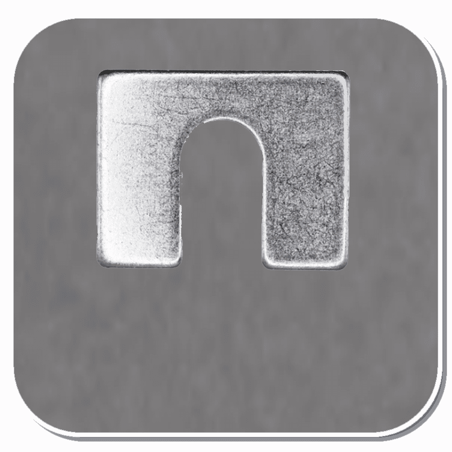 <font color="RED">"Special Order Item ONLY"</font><P> AUV-2999 Zinc Slotted Alignment Shim Bx of 50