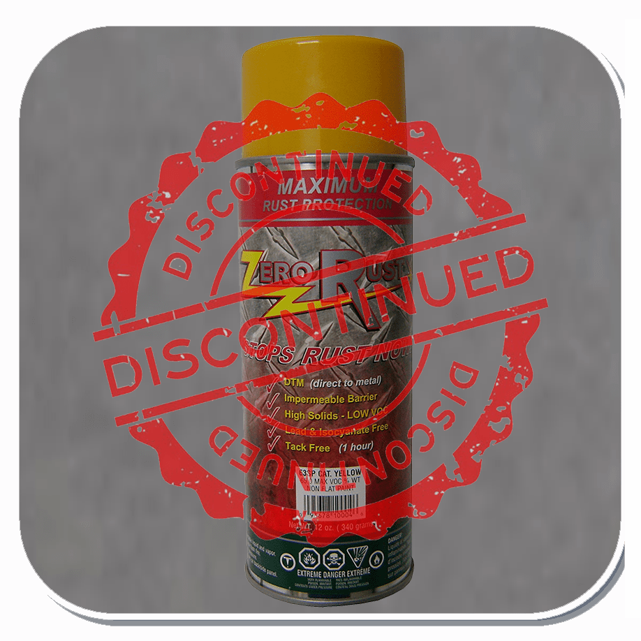 ZRO-63SP Zero Rust Cat Yellow Aerosol