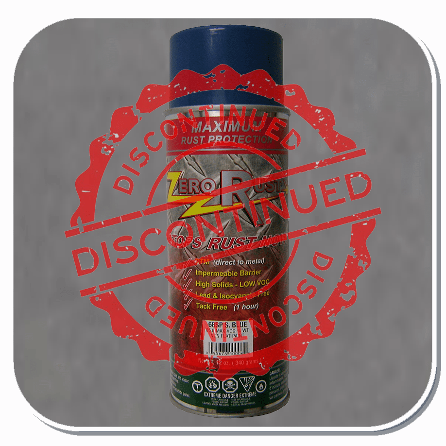 ZRO-68SP Zero Rust Safety Blue Aerosol
