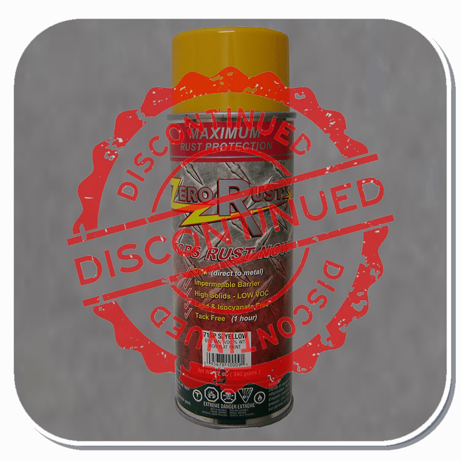 ZRO-71SP Zero Rust Safety Yellow Aerosol
