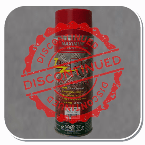 ZRO-72SP "Discontinued" Zero Rust Safety Red Aerosol