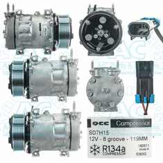 A/C Compressor - Aftermarket Grade SD7H15HD